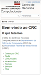 Mobile Screenshot of crc.dcc.ufmg.br