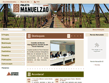Tablet Screenshot of manuelzao.ufmg.br