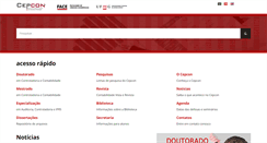 Desktop Screenshot of cepcon.face.ufmg.br