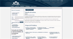 Desktop Screenshot of portaldecompras.fundep.ufmg.br
