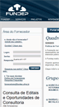 Mobile Screenshot of portaldecompras.fundep.ufmg.br