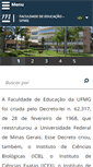 Mobile Screenshot of fae.ufmg.br