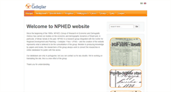 Desktop Screenshot of nphed.cedeplar.ufmg.br