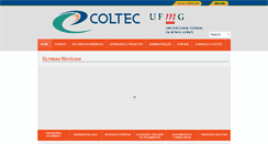 Desktop Screenshot of coltec.ufmg.br