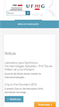 Mobile Screenshot of dee.ufmg.br