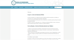 Desktop Screenshot of cenex.eng.ufmg.br