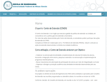 Tablet Screenshot of cenex.eng.ufmg.br