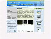 Tablet Screenshot of dbiq.icb.ufmg.br