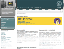 Tablet Screenshot of lcc.ufmg.br