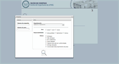 Desktop Screenshot of compras.eng.ufmg.br