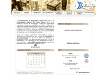 Tablet Screenshot of delt.ufmg.br