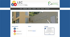 Desktop Screenshot of lec.qui.ufmg.br