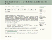Tablet Screenshot of portaldeperiodicos.eci.ufmg.br
