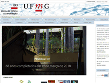 Tablet Screenshot of eci.ufmg.br