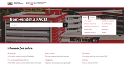 Desktop Screenshot of face.ufmg.br